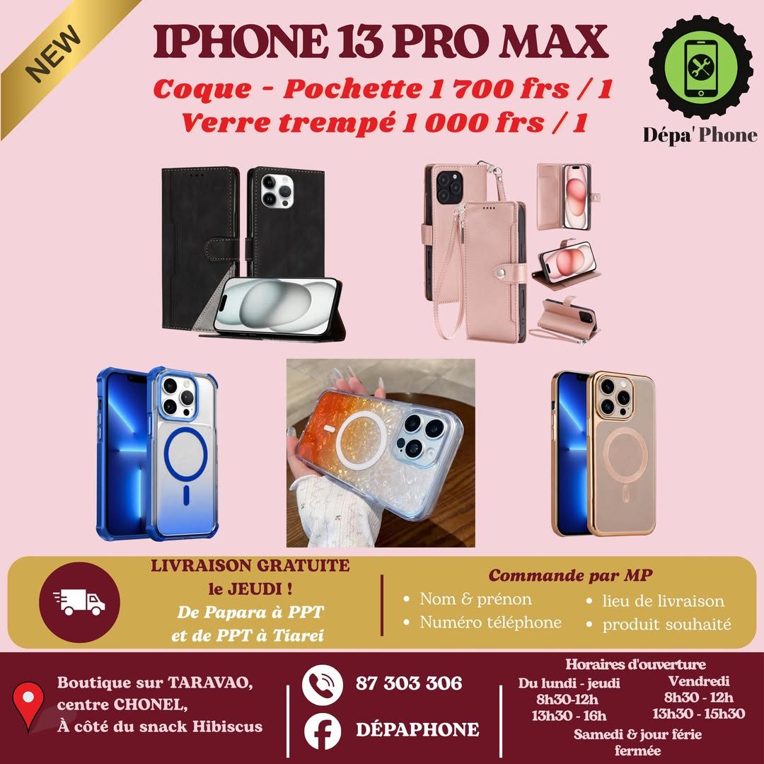 Coques et pochettes pour iPhone 13 Pro Max